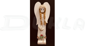 Anjel drevený 51 cm (dekupáž)