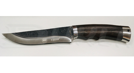 Pevný nôž Kandar kovaný s puzdrom