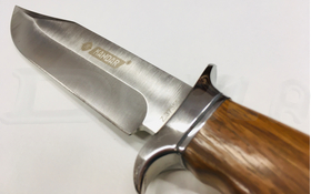 Pevný dlhý nôž Kandar wood s puzdrom 3