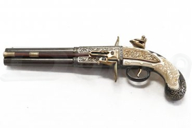 Replika Dvojhlavňová pištoľ, Anglicko, 18. stor.