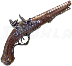 Replika Napoleonova dvojhlavňová pištoľ r. 1806