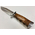 Pevný dlhý nôž Kandar wood s puzdrom 2