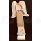 Anjel drevený so svetríkom 57 cm No.4 (béžový)