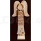 Anjel drevený so svetríkom 57 cm No.2 (hnedý)